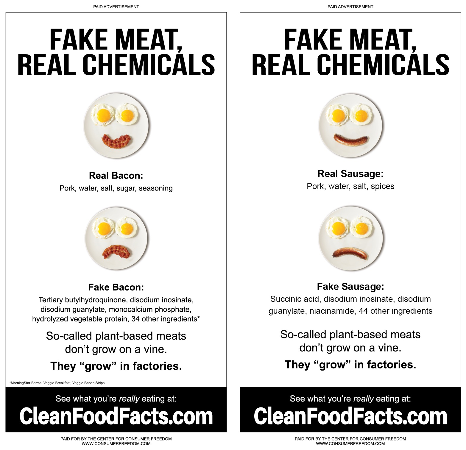 Fake Meat vs. Real Meat - Pre