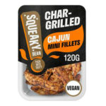 Product image for Squeaky Bean Chargrilled Cajun Mini Fillets 120g